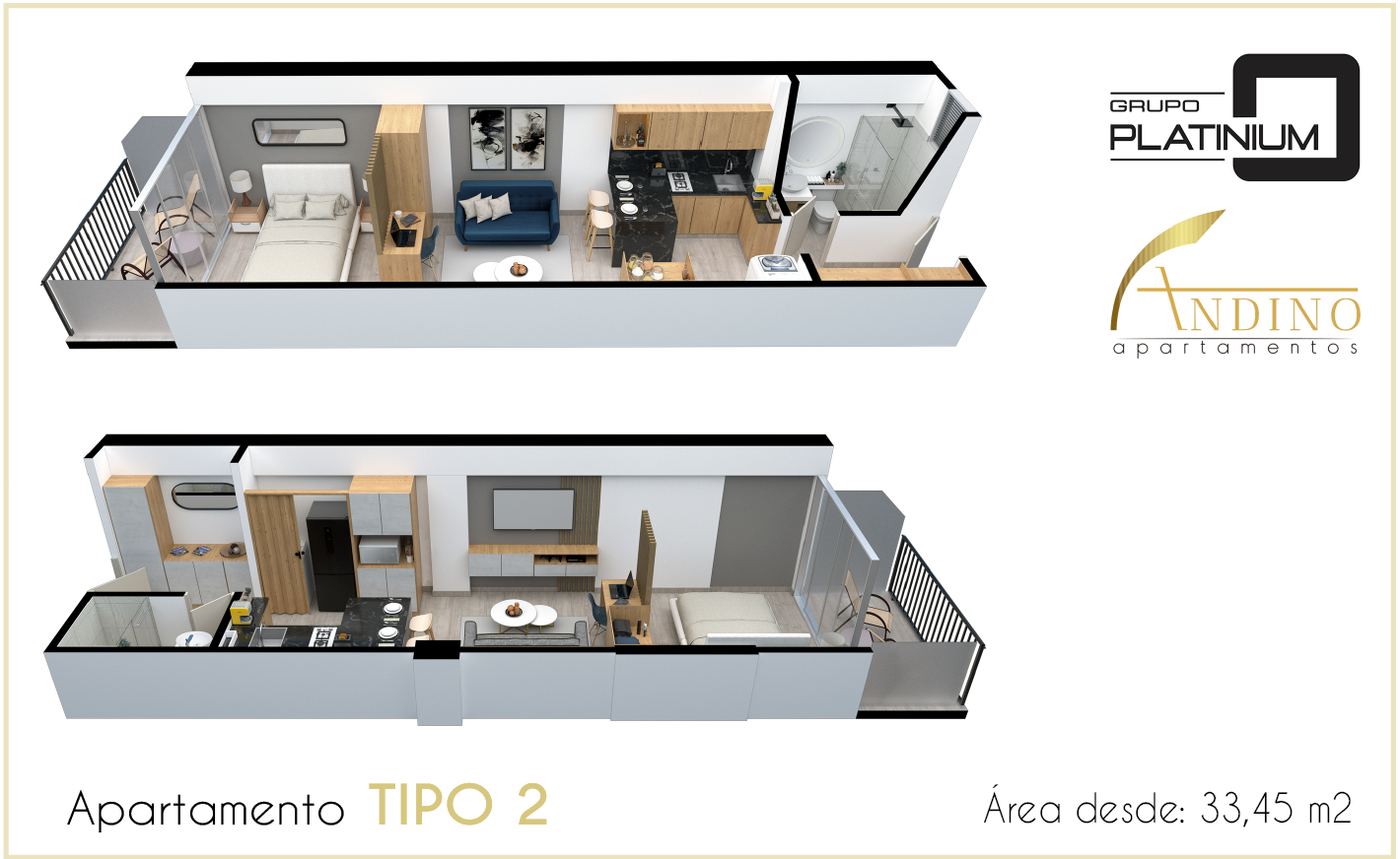 Andino Apartamentos Apto Tipo 2