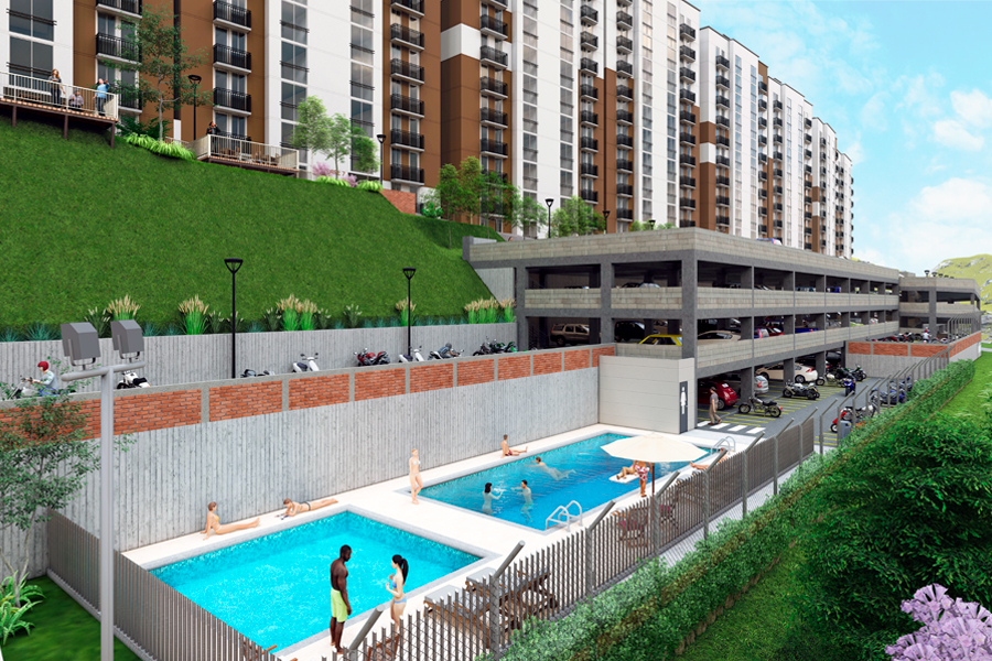 Riveras del Otún - Piscinas y Parqueaderos